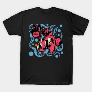 winged rabbit cartoon T-Shirt